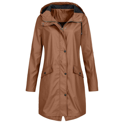 Long Winter Coat with Hood - Myrell