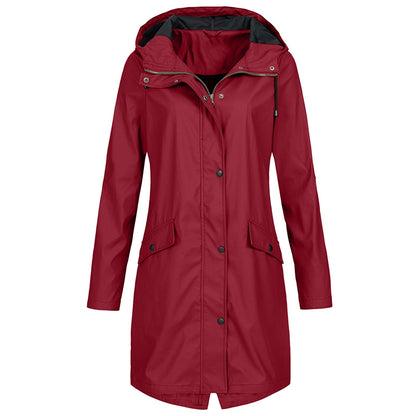 Long Winter Coat with Hood - Myrell