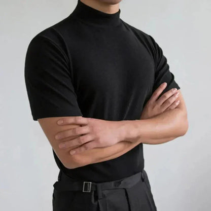 Men's High Neck T-Shirt