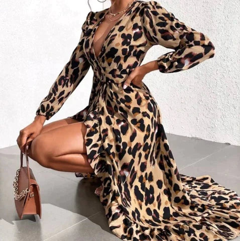 V-neck Dress - Sandra