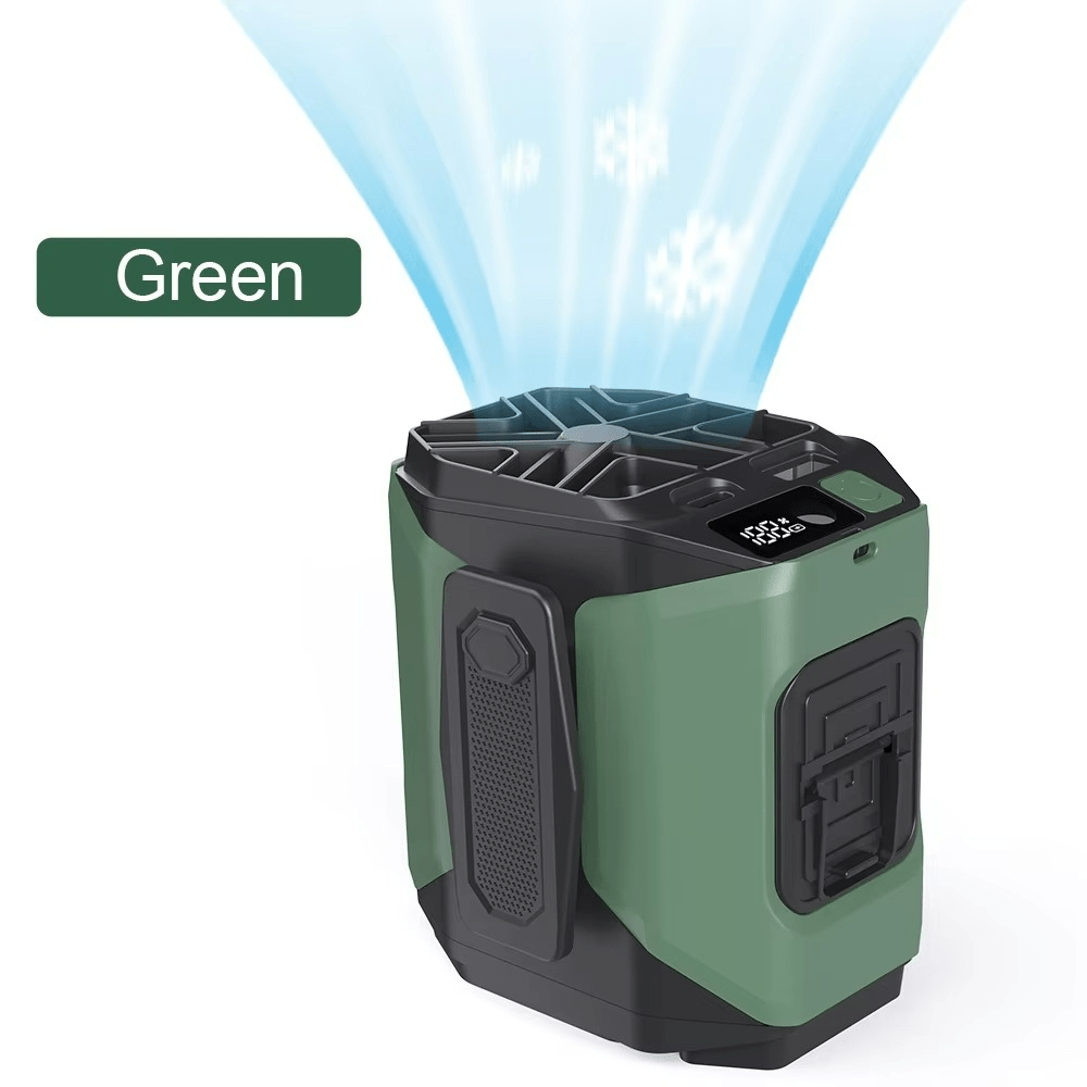 Prijenosni ventilator za struk s baterijom i svjetiljkom