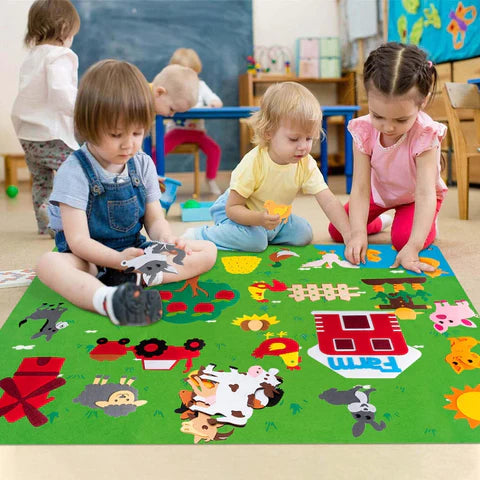 VelvetiKIDS - Lavagna in feltro per bambini piccoli