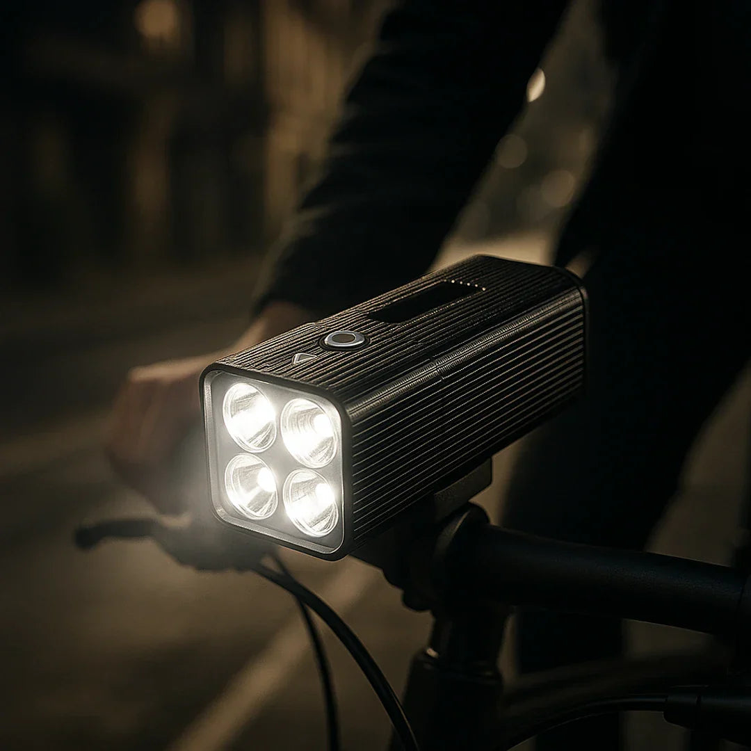 Ledfietsverlichting | Tactisch, hoog vermogen | Oplaadbaar, weerbestendig