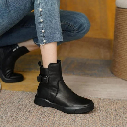 Stivaletti vintage alla caviglia – stile rétro