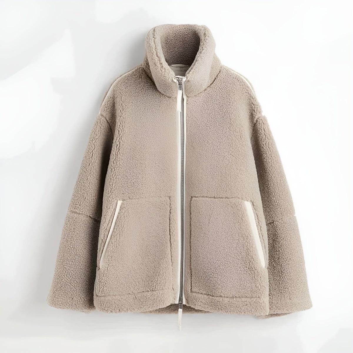 Cappotto in teddy comodo di Emma - Per giornate calde ed eleganti