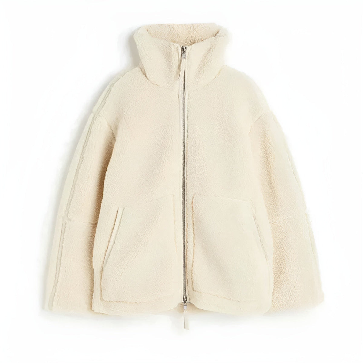 Cappotto in teddy comodo di Emma - Per giornate calde ed eleganti