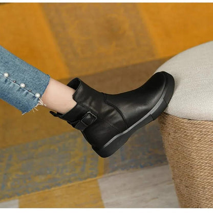 Stivaletti vintage alla caviglia – stile rétro