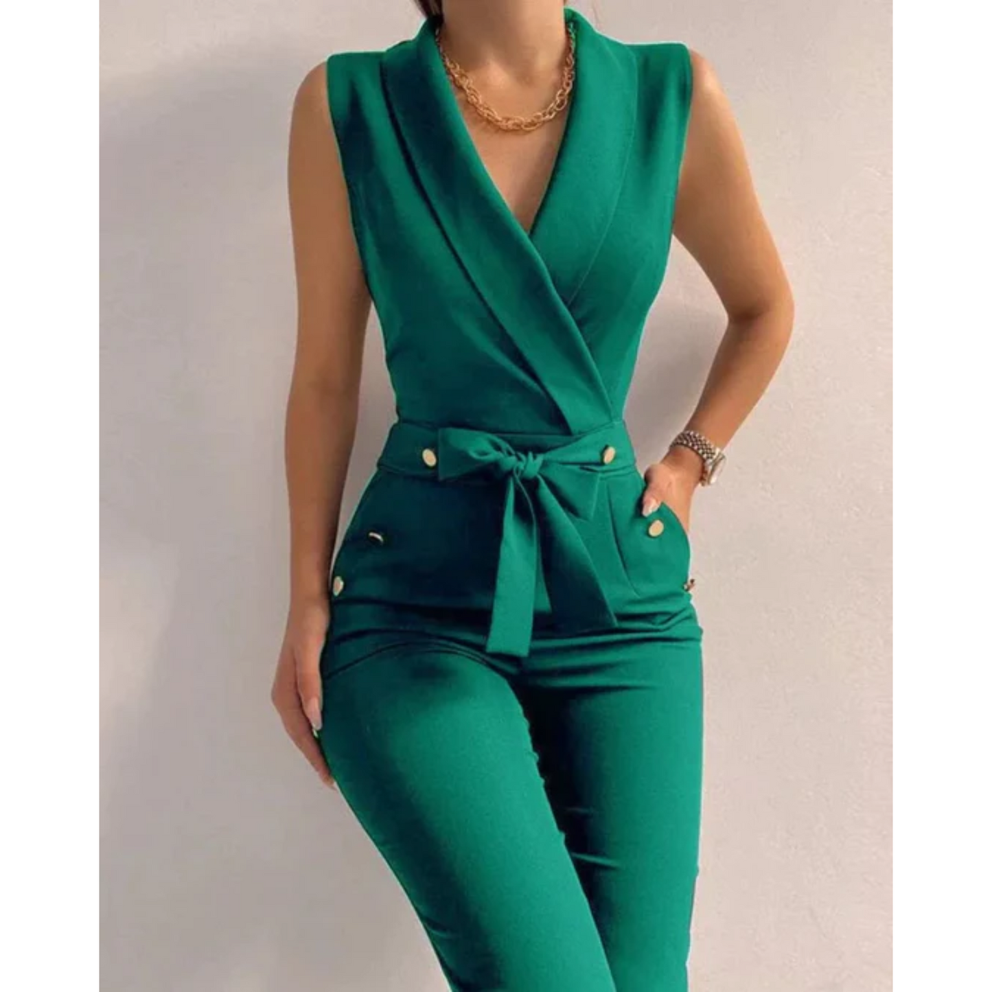 Sleeveless Jumpsuit – Bessie