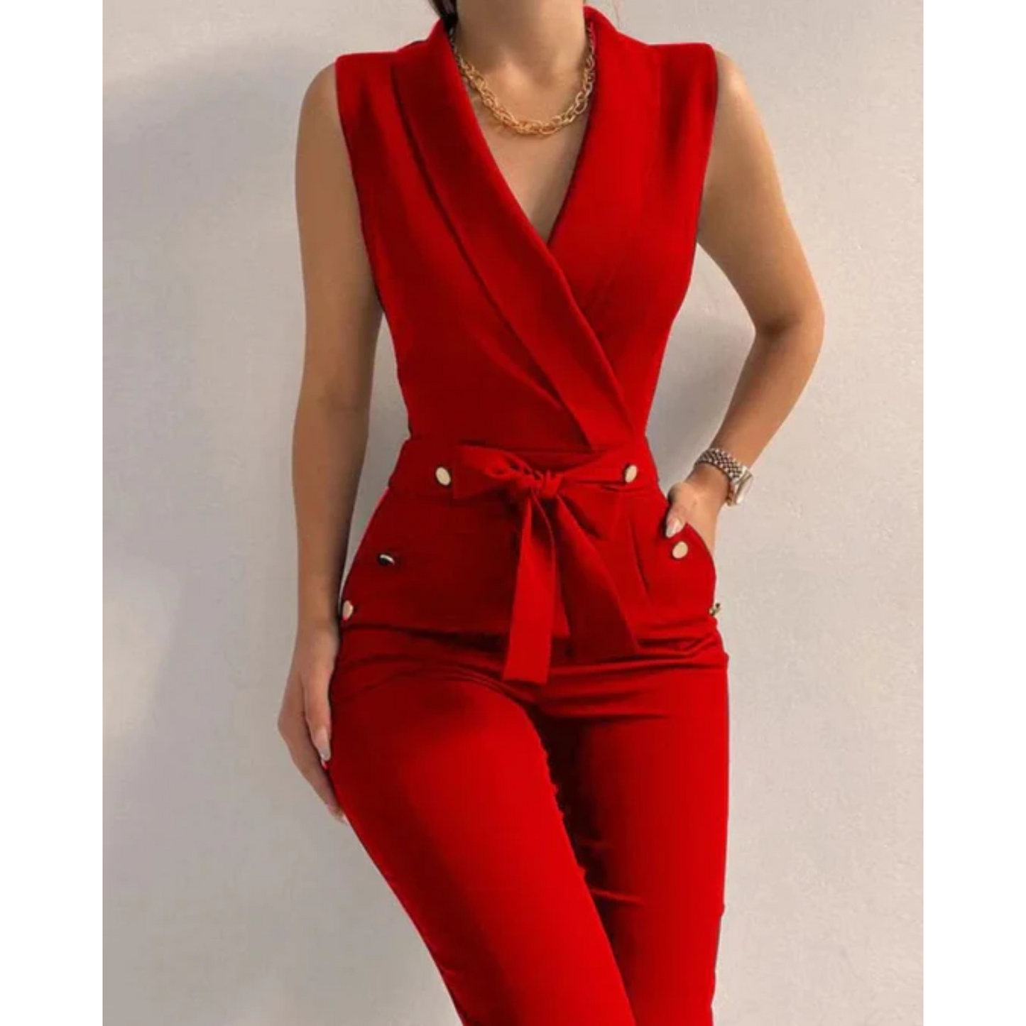 Sleeveless Jumpsuit – Bessie