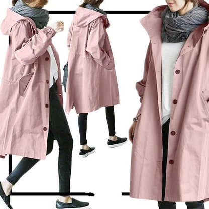 Trench coat da donna resistente al vento e all’acqua - Salve