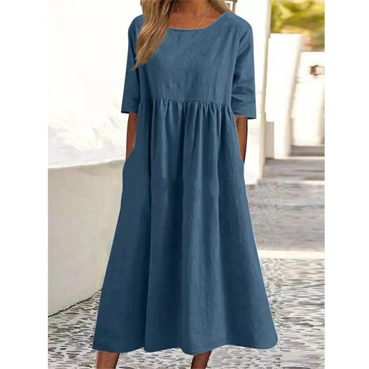 Vestido Casual Elegante - Primavera