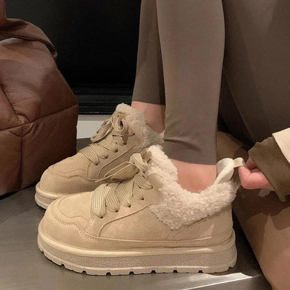 Livv | Lined suede sports shoe for women winter 2025