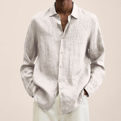 Linen Men's Long Sleeve T-Shirt - Herbert