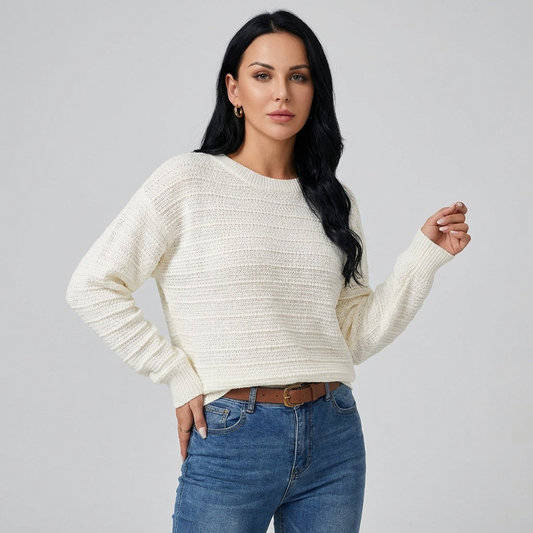 Camisola de senhora com laço nas costas