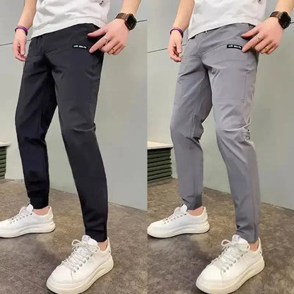 Men's Stretch Cargo Joggers with Multiple Pockets