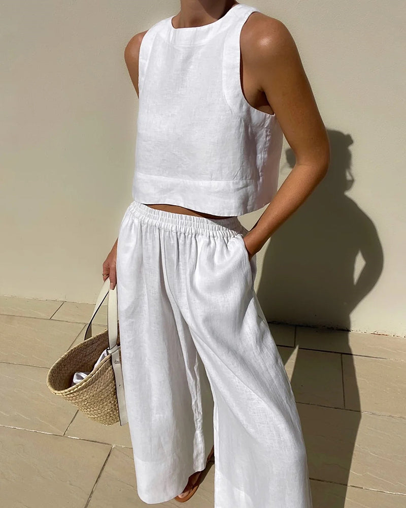 Conjunto de verano de dos piezas para mujer - Maegan