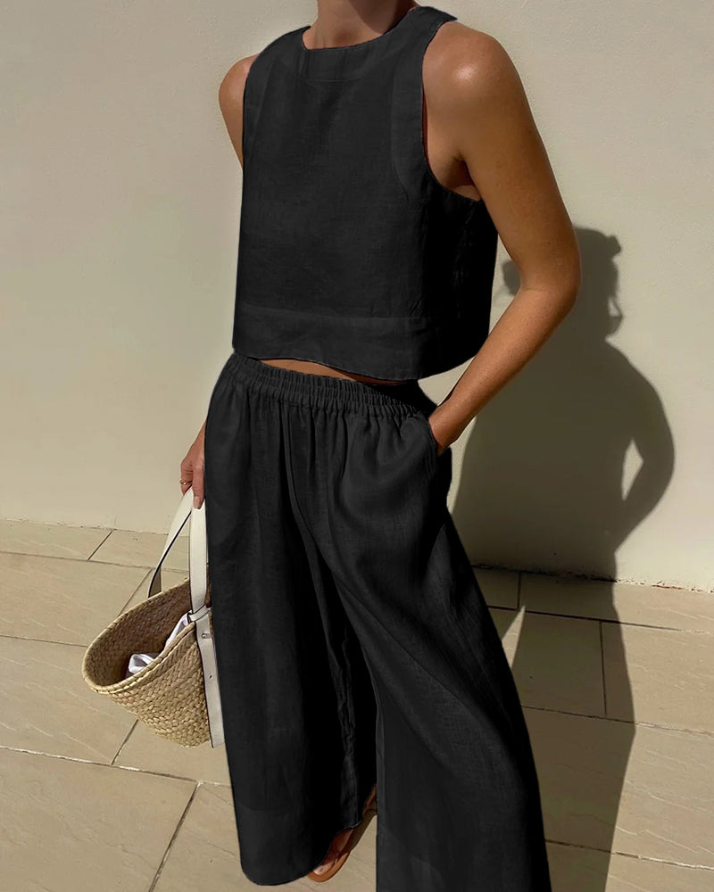 Conjunto de verano de dos piezas para mujer - Maegan