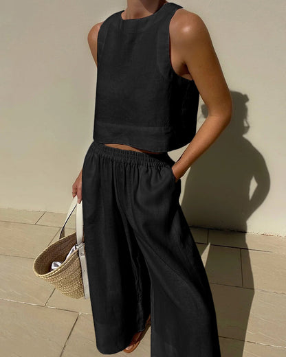 Conjunto de verano de dos piezas para mujer - Maegan