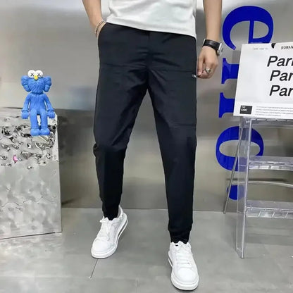 Men's Stretch Cargo Joggers with Multiple Pockets