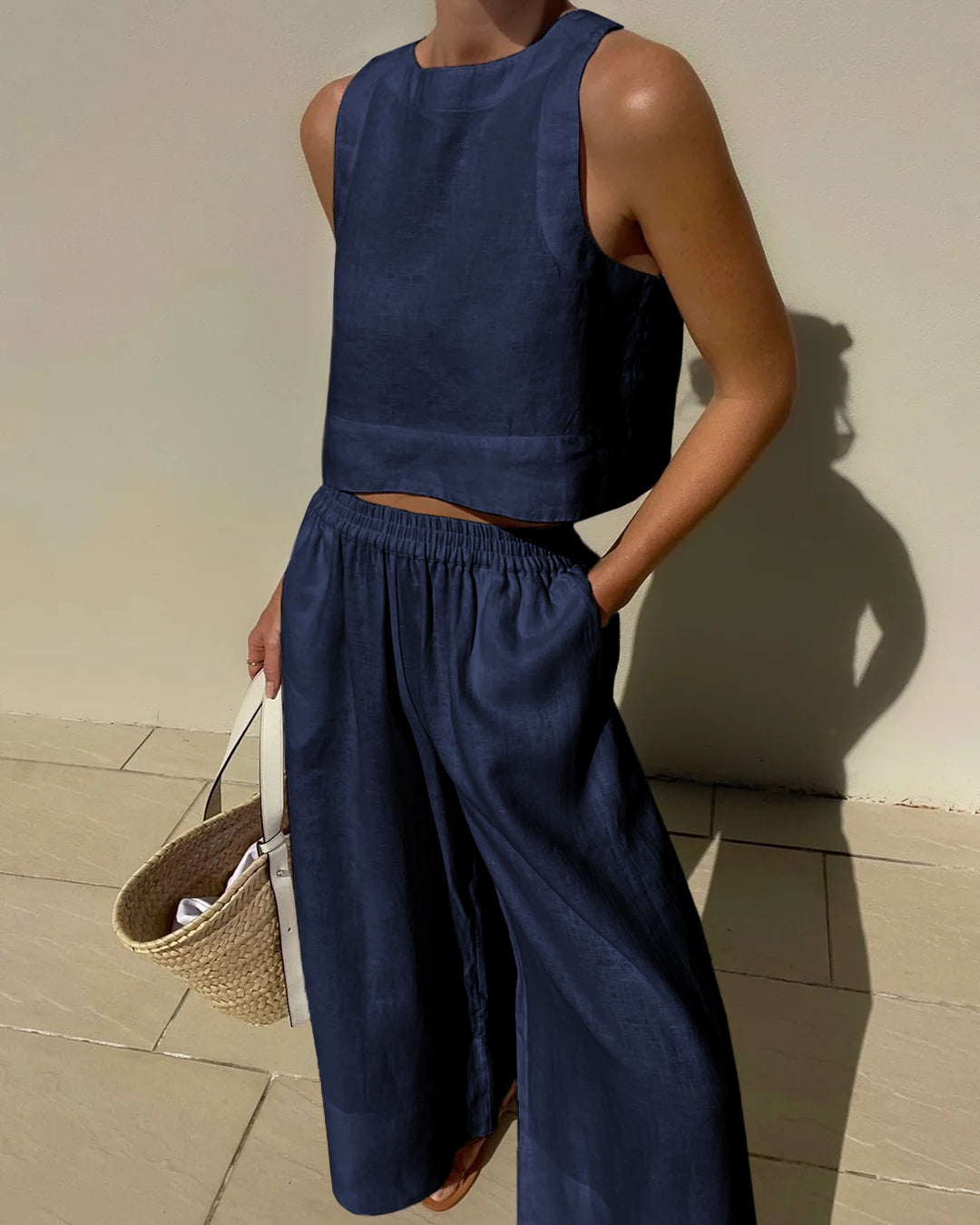Conjunto de verano de dos piezas para mujer - Maegan