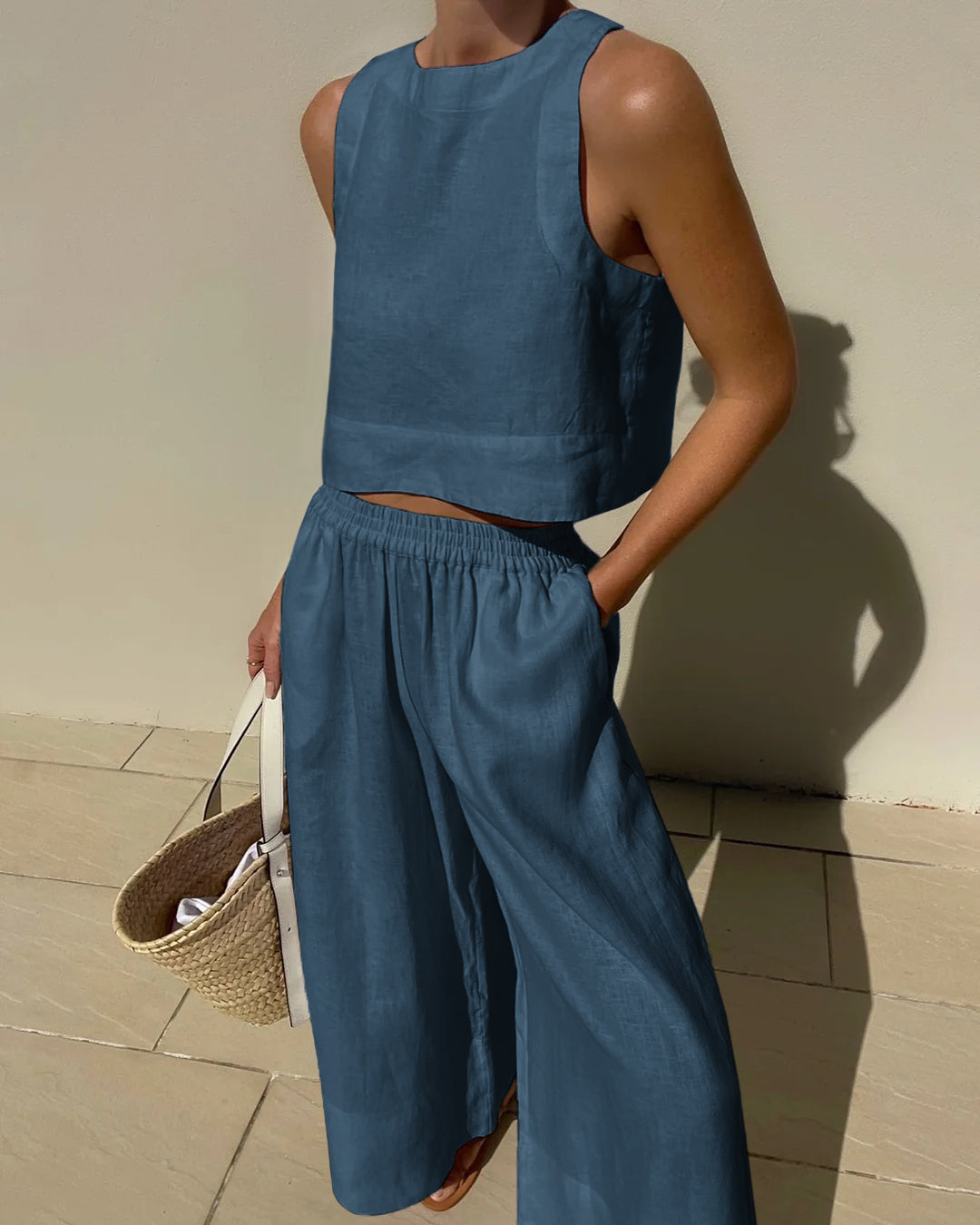 Conjunto de verano de dos piezas para mujer - Maegan