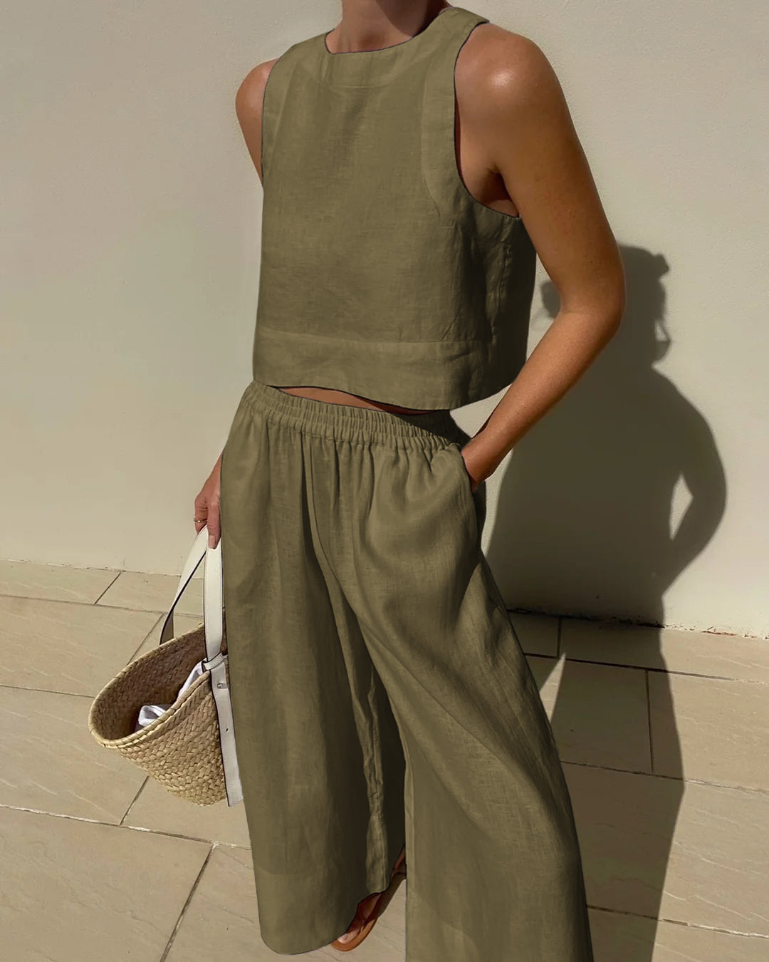 Conjunto de verano de dos piezas para mujer - Maegan
