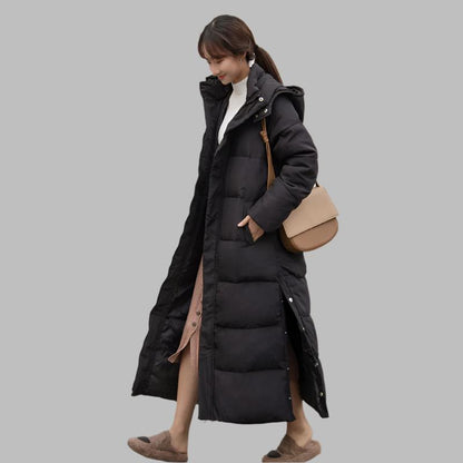 Quilted Parka Down Jacket Winter Coat Midi Ladies - Wilma