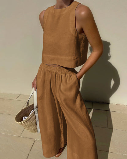 Conjunto de verano de dos piezas para mujer - Maegan