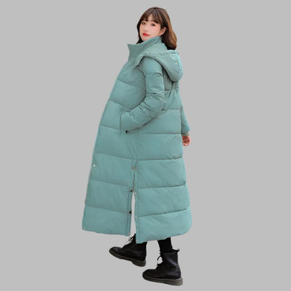 Quilted Parka Down Jacket Winter Coat Midi Ladies - Wilma