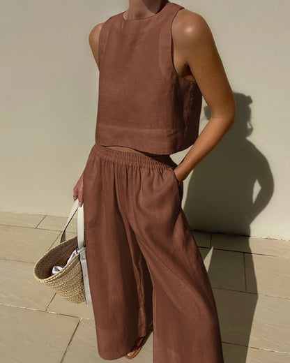 Conjunto de verano de dos piezas para mujer - Maegan
