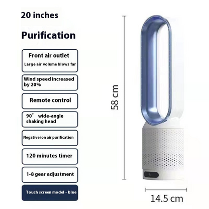 3-in-1 Air Purifier Tower Fan with Air Cleaner | Oscillation & LED Touchscreen