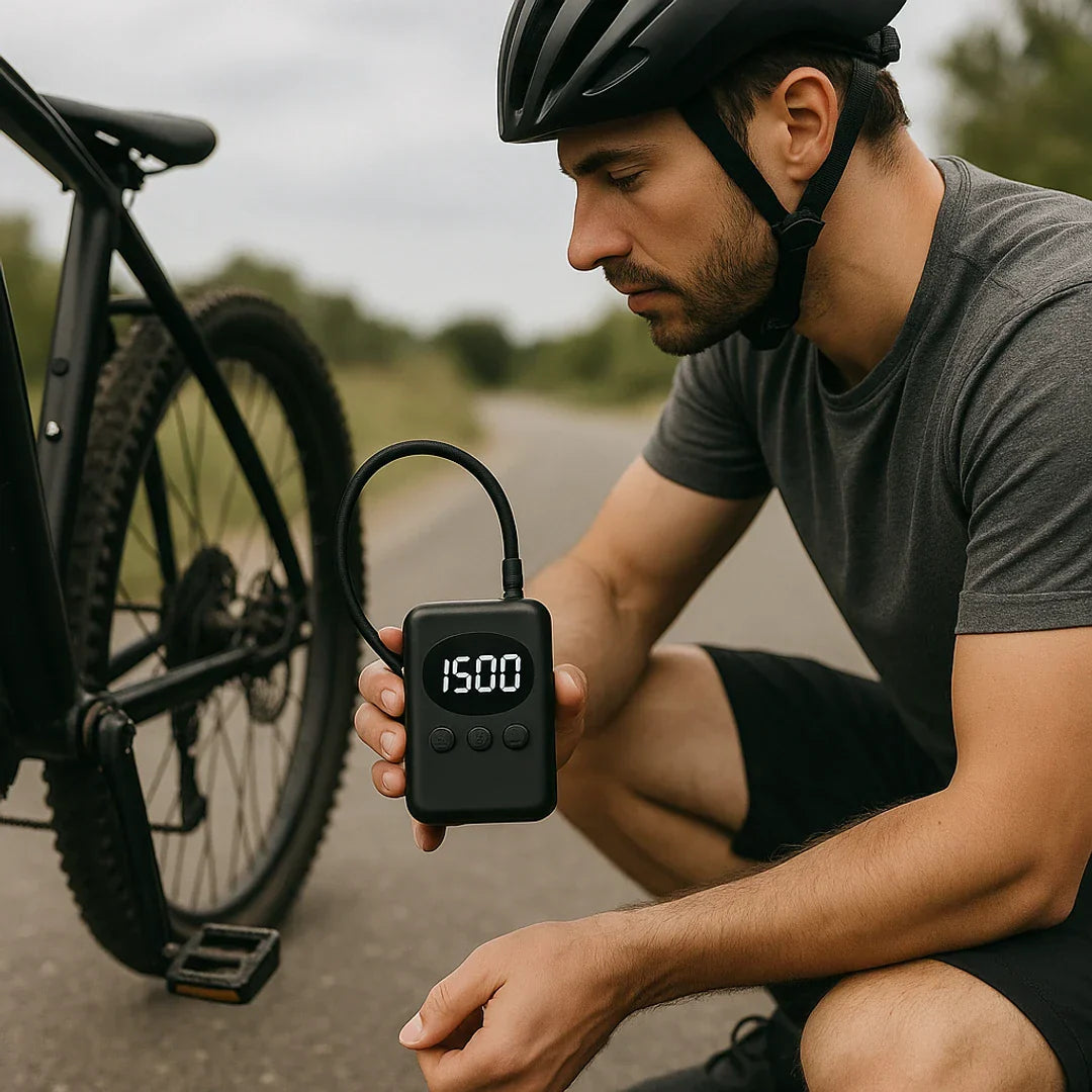 Mini Electric Pump | Bicycle, Portable | Presta, Schrader, Rechargeable