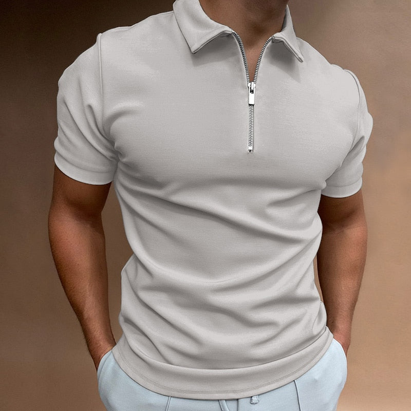 Men's Polo Shirt with Zip - Berlin