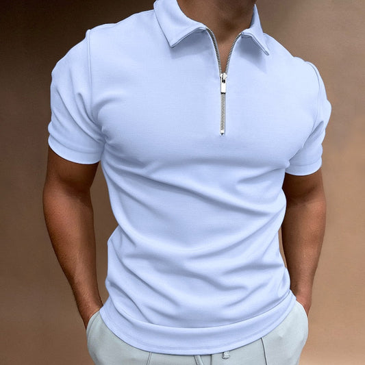 Polo da uomo con cerniera - Berlin