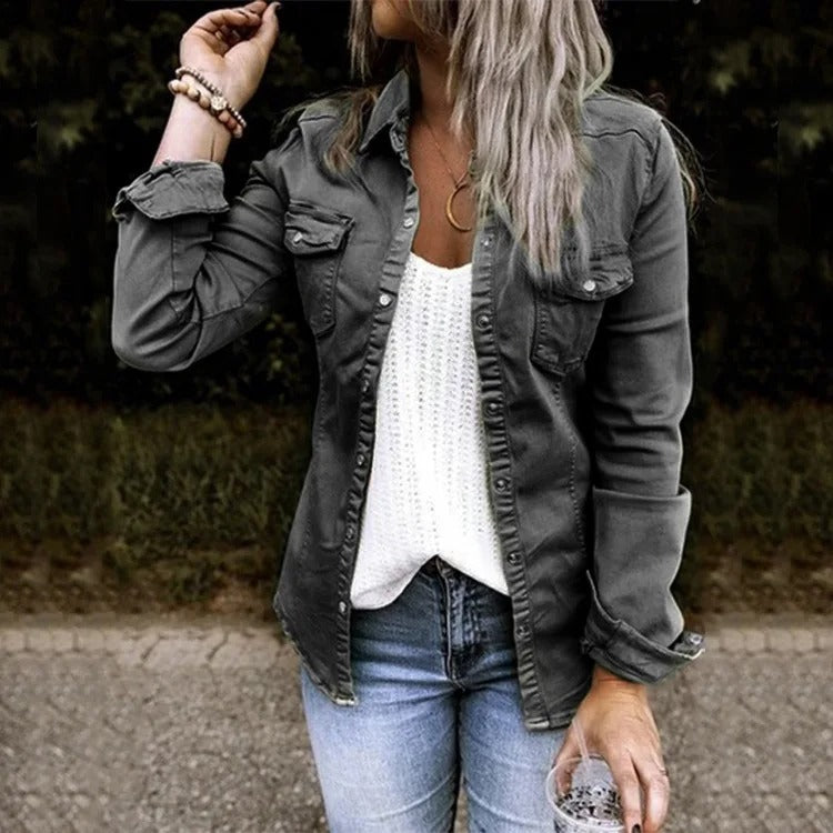 Jeans-Sommerjacke für Damen – Sophia