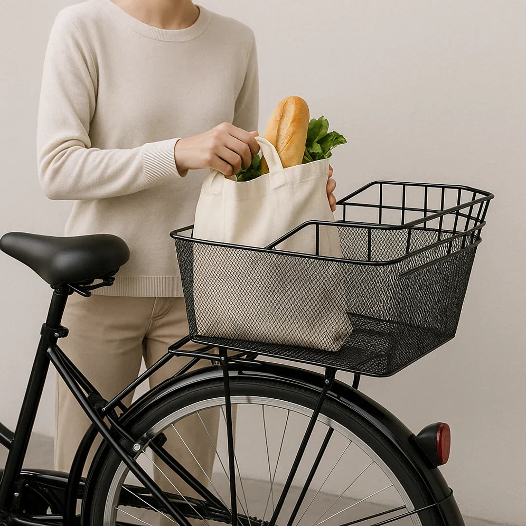Achterfietsmand | grote inhoud, waterdicht | bagagenet, stevig