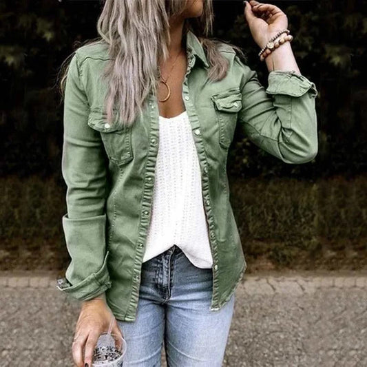 Chaqueta de verano de mezclilla para mujer - Sophia