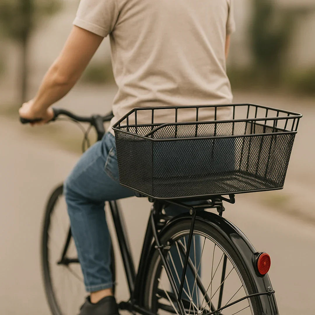 Achterfietsmand | grote inhoud, waterdicht | bagagenet, stevig