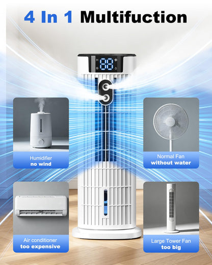 Tragbarer 4-in-1 Raumkühler mit Fernbedienung und Timer [PRE-ORDER]