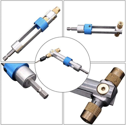 FlippDrill set - rotating head for precise drilling