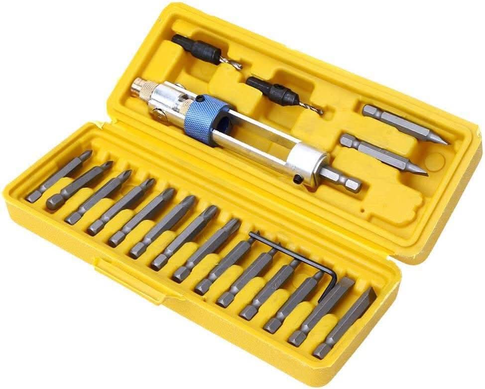 FlippDrill set - rotating head for precise drilling