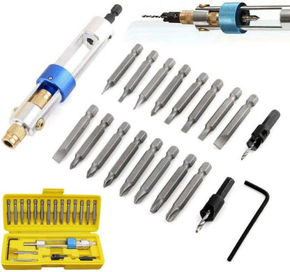 FlippDrill set - rotating head for precise drilling