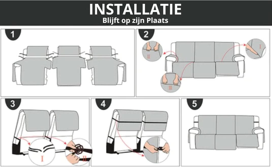 Teli di protezione | Copridivano impermeabile - 1/2/3 posti