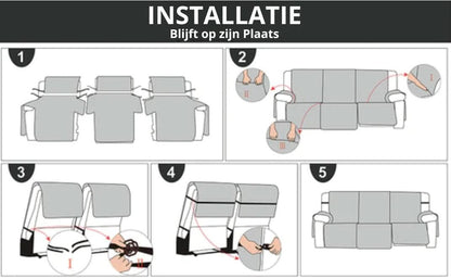 Teli di protezione | Copridivano impermeabile - 1/2/3 posti