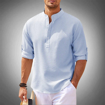 Camisa de lino elegante para hombre - Maurice