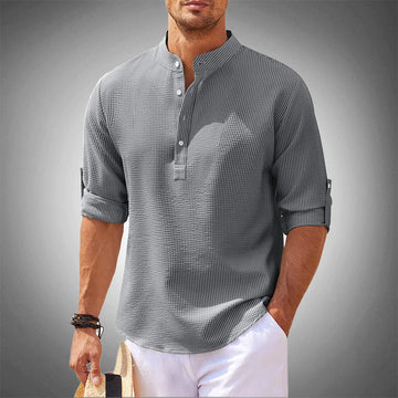 Camisa de lino elegante para hombre - Maurice