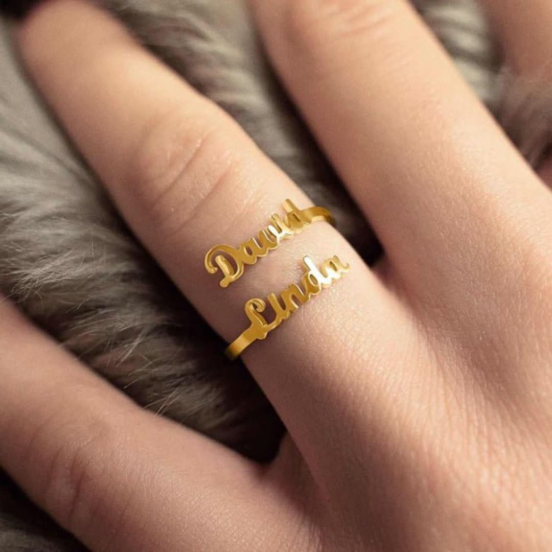 Double Name Ring | Carry Your Loved Ones