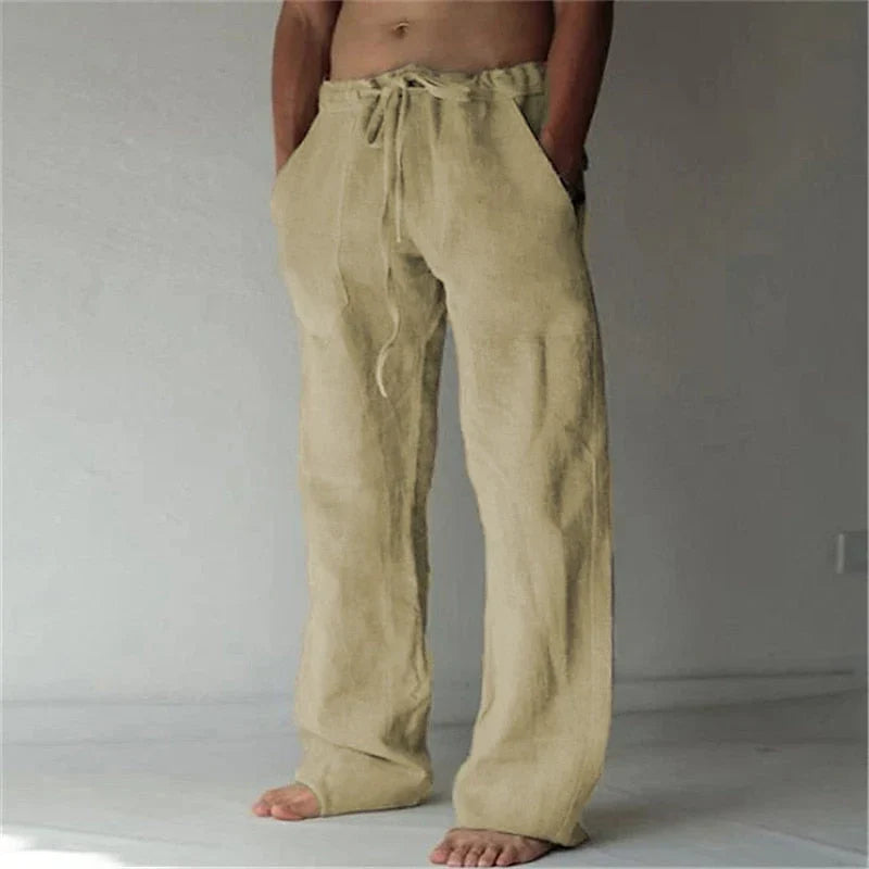 Men's Linen Trousers for Spring & Autumn