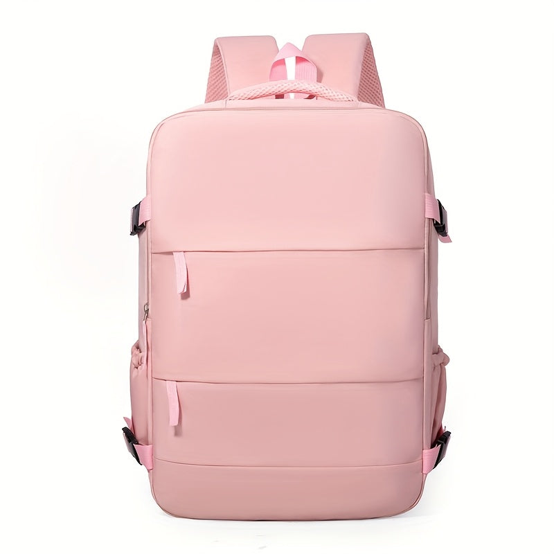 Mochila de viaje con apertura de 180° y compartimento para zapatos