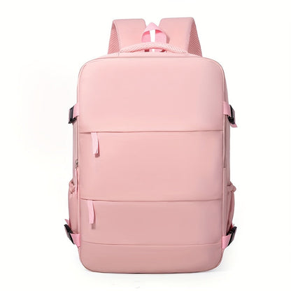 Mochila de viaje con apertura de 180° y compartimento para zapatos